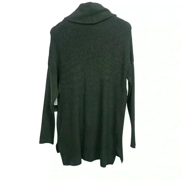 NWT Cyrus Knit Dark Green Pullover Cowl Neck Rayon  Sweater Womens Size Medium - Picture 2 of 14